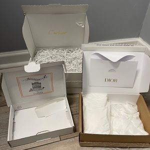 Empty Boxes Cartier, Dior and Hermès